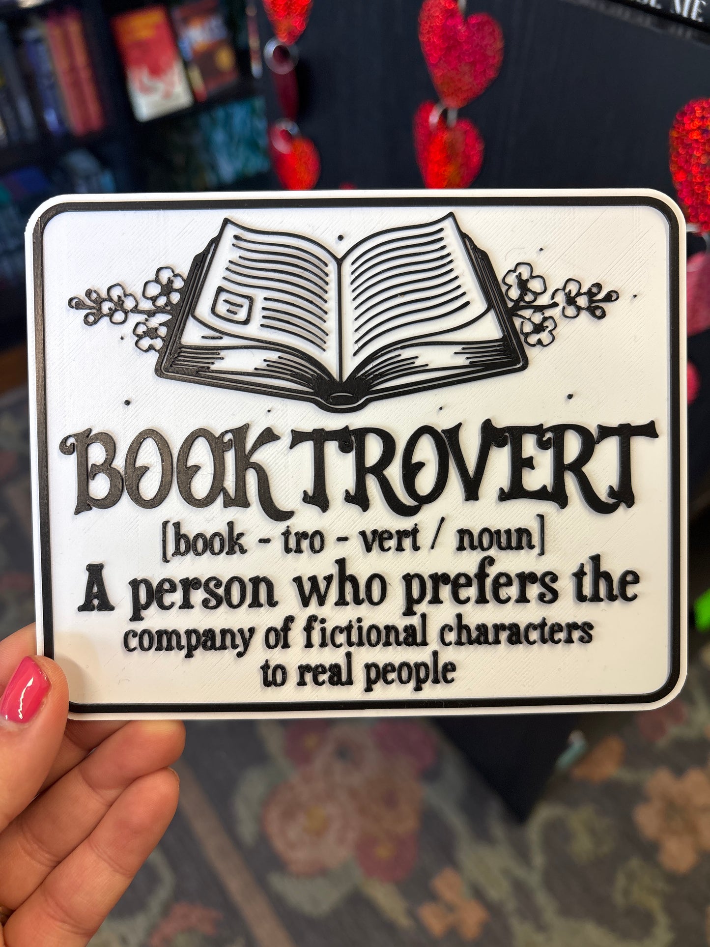 Booktrovert sign
