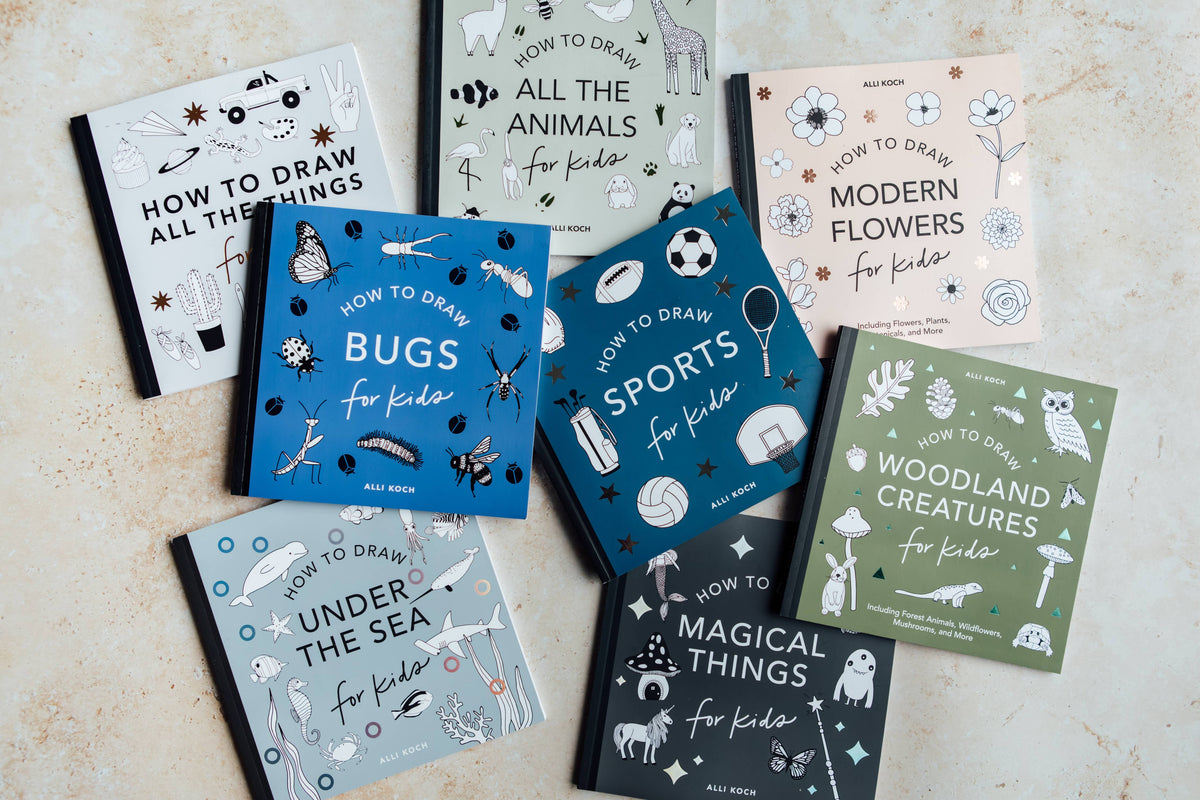 How to Draw Bugs for Kids (Butterflies, Bees, Ladybugs)