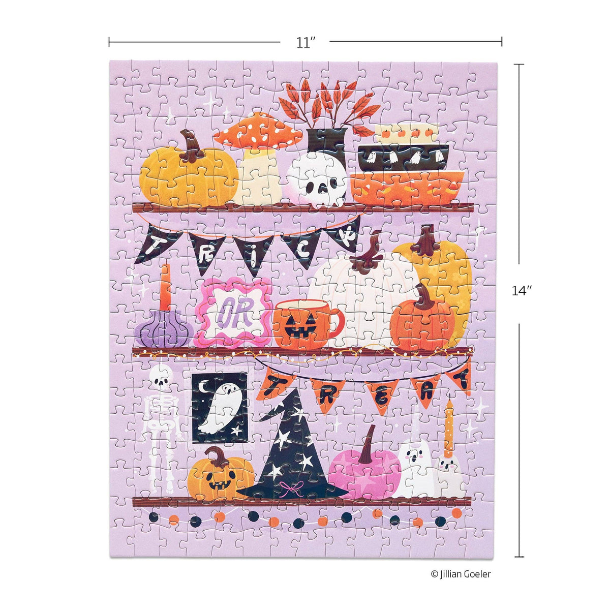 Creep It Real 250 Piece Puzzle Set of 3 Halloween Gift