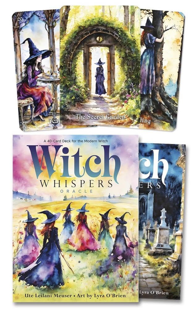 Witch Whispers Oracle: A 40-Card Deck for the Modern Witch cover image