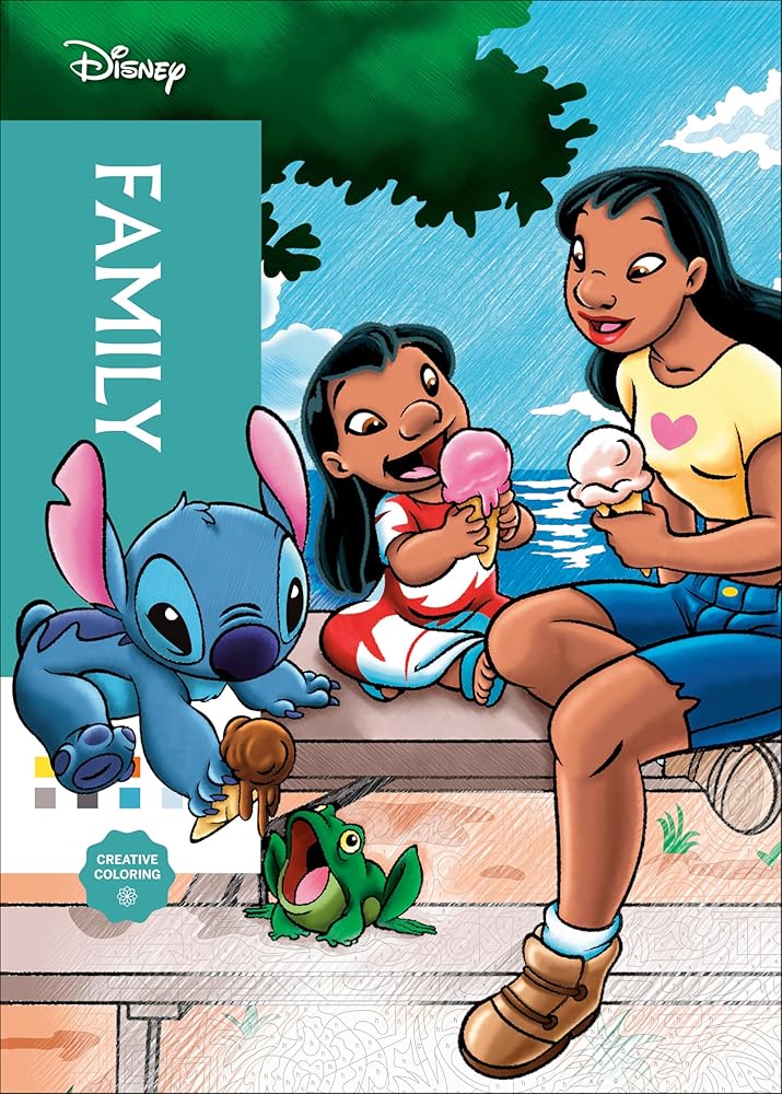 Disney Mystery Coloring: Family: A Color by Number Book cover image