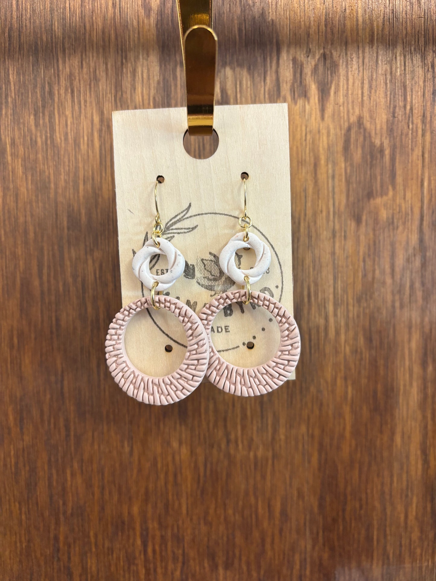 Textured Circles earrings