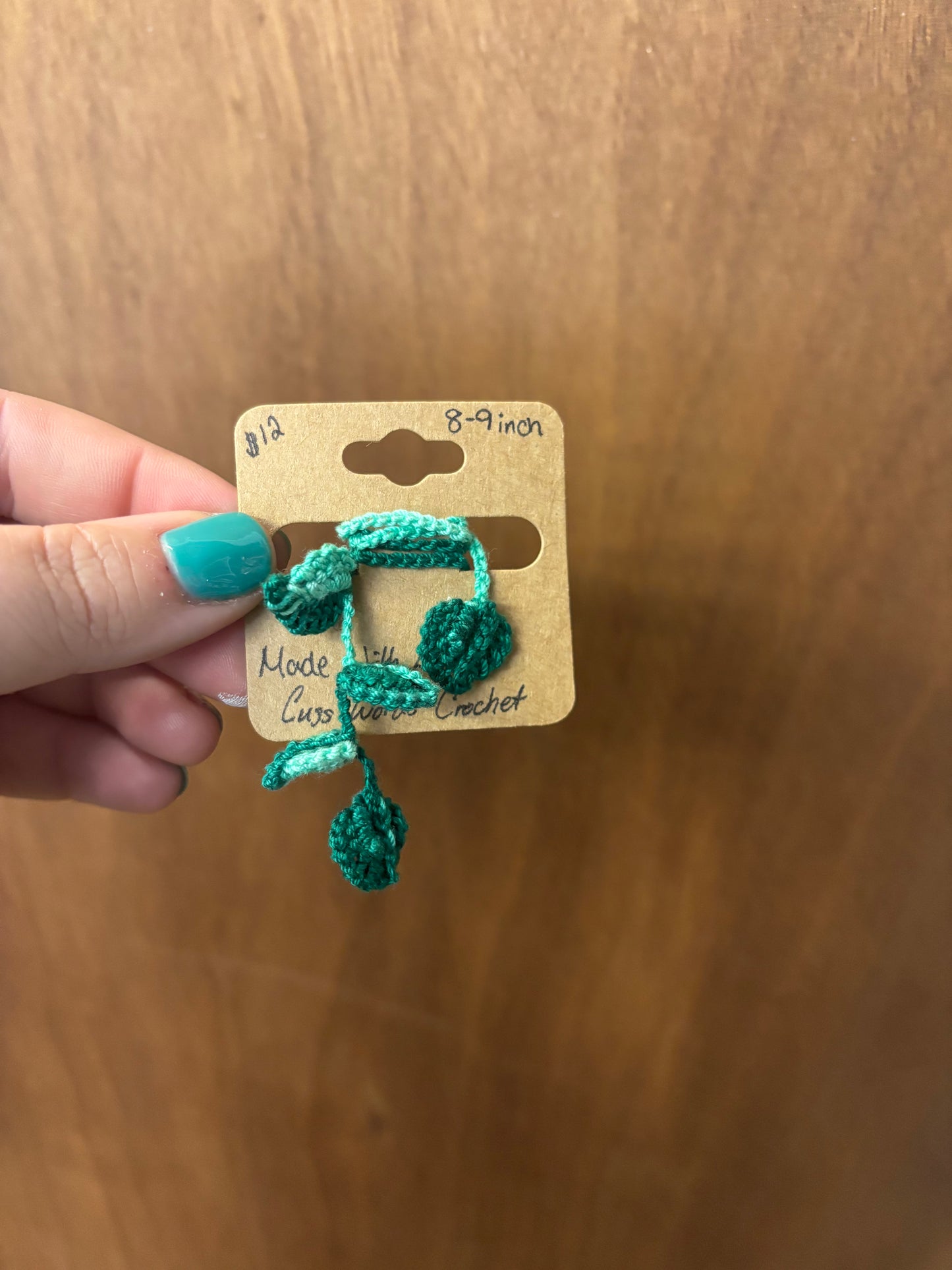 Single Variated String of Hearts bookmark