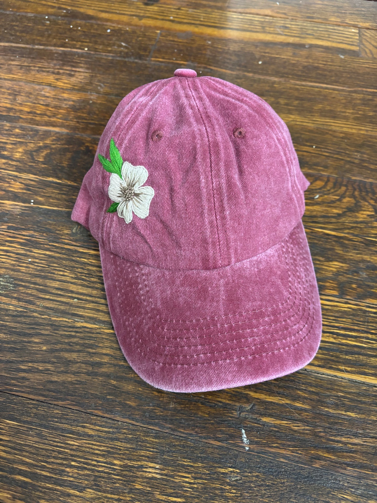 White Flower cap
