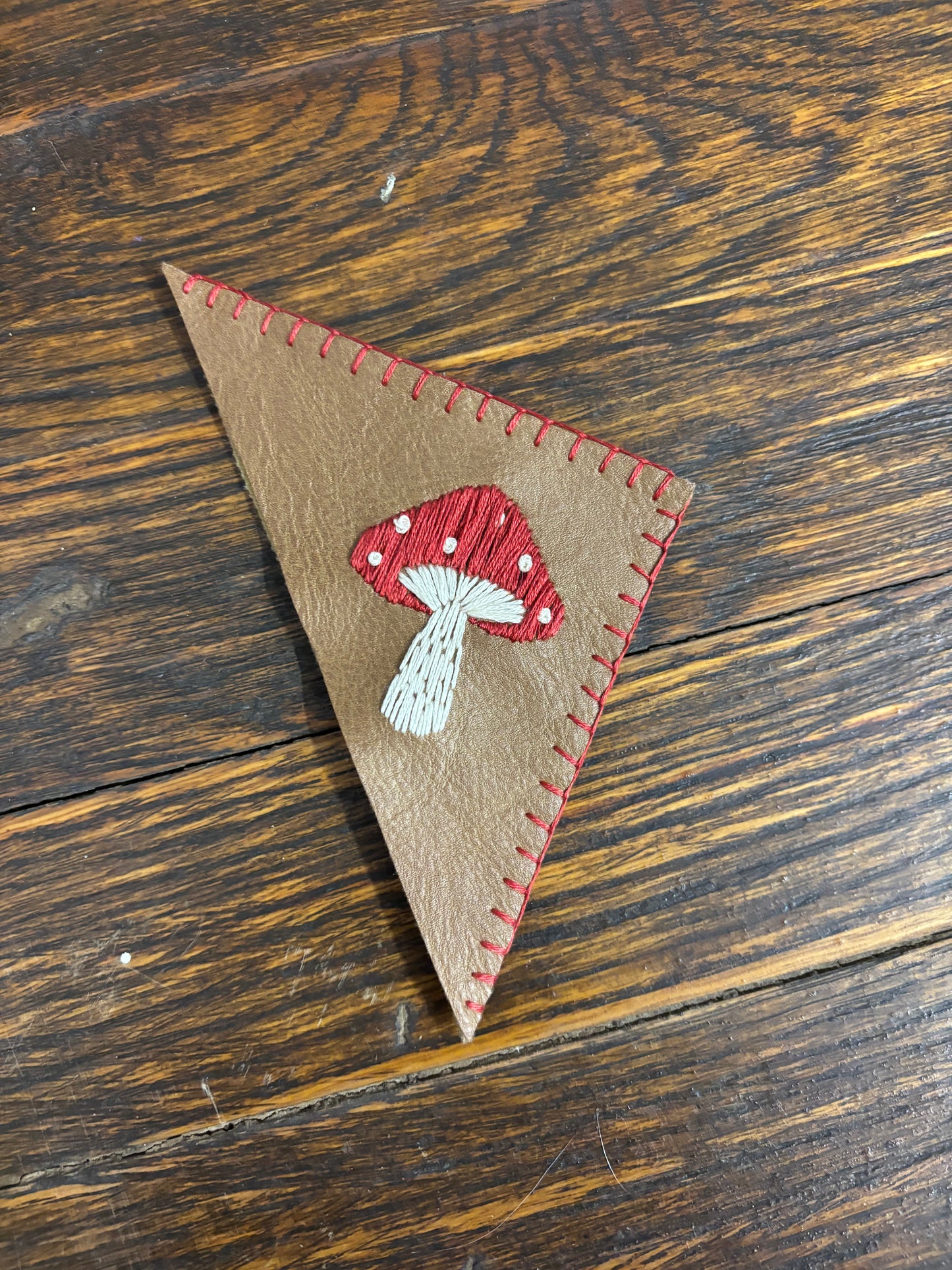 Mushroom corner bookmark