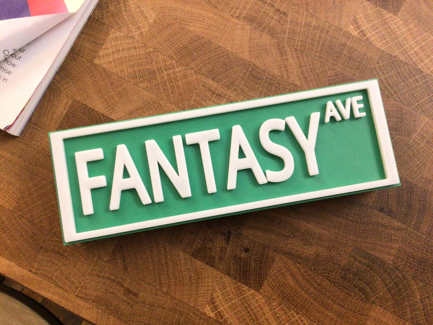 Book Genre Sign