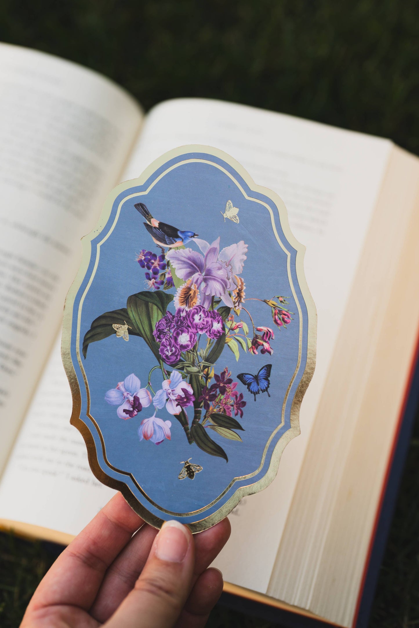 Secret Garden Gold Foil Bookmark | Bookish Romantasy