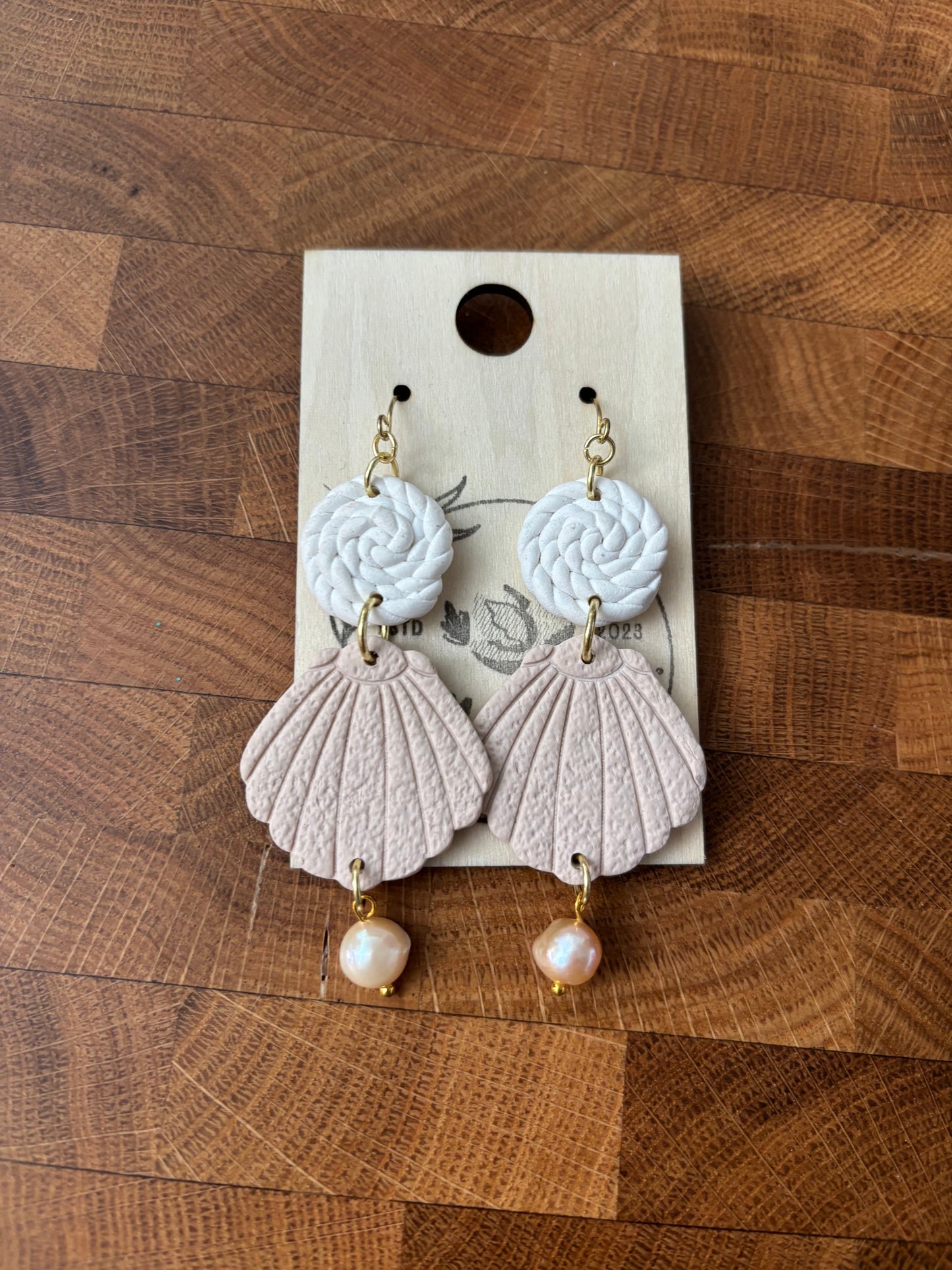 Nautical Pearl earrings