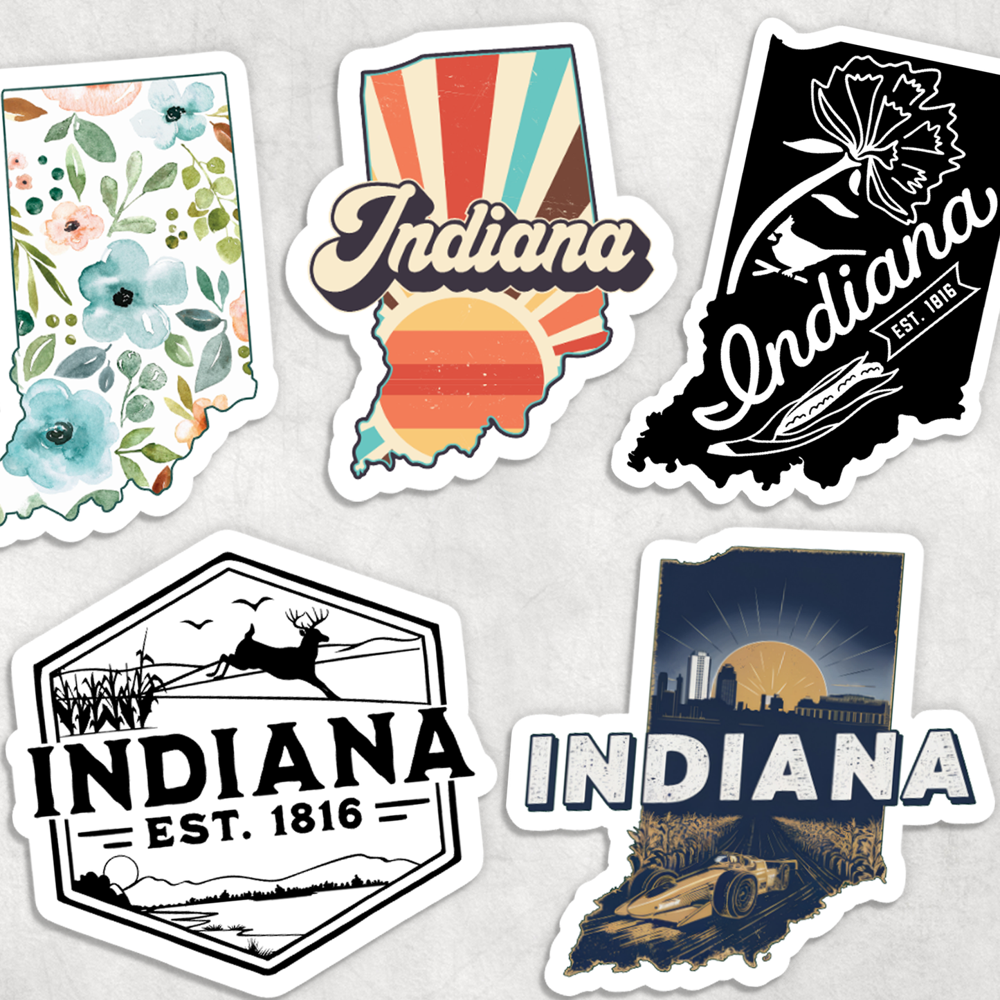 Indiana Stickers