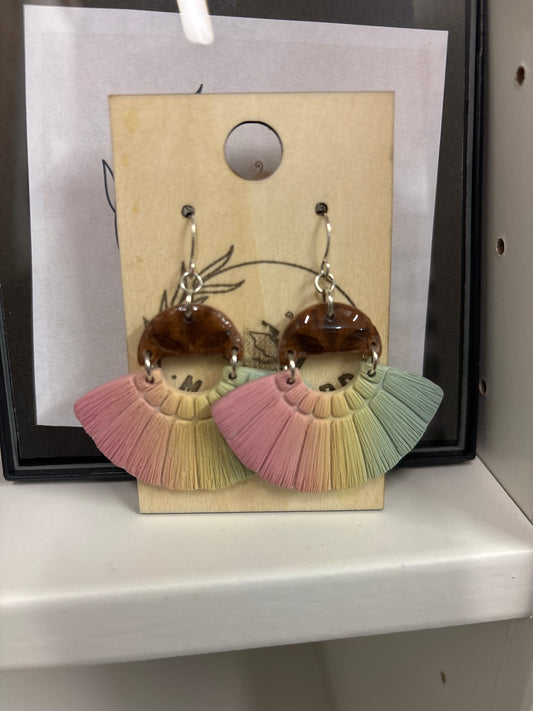 Pastel Fan earrings