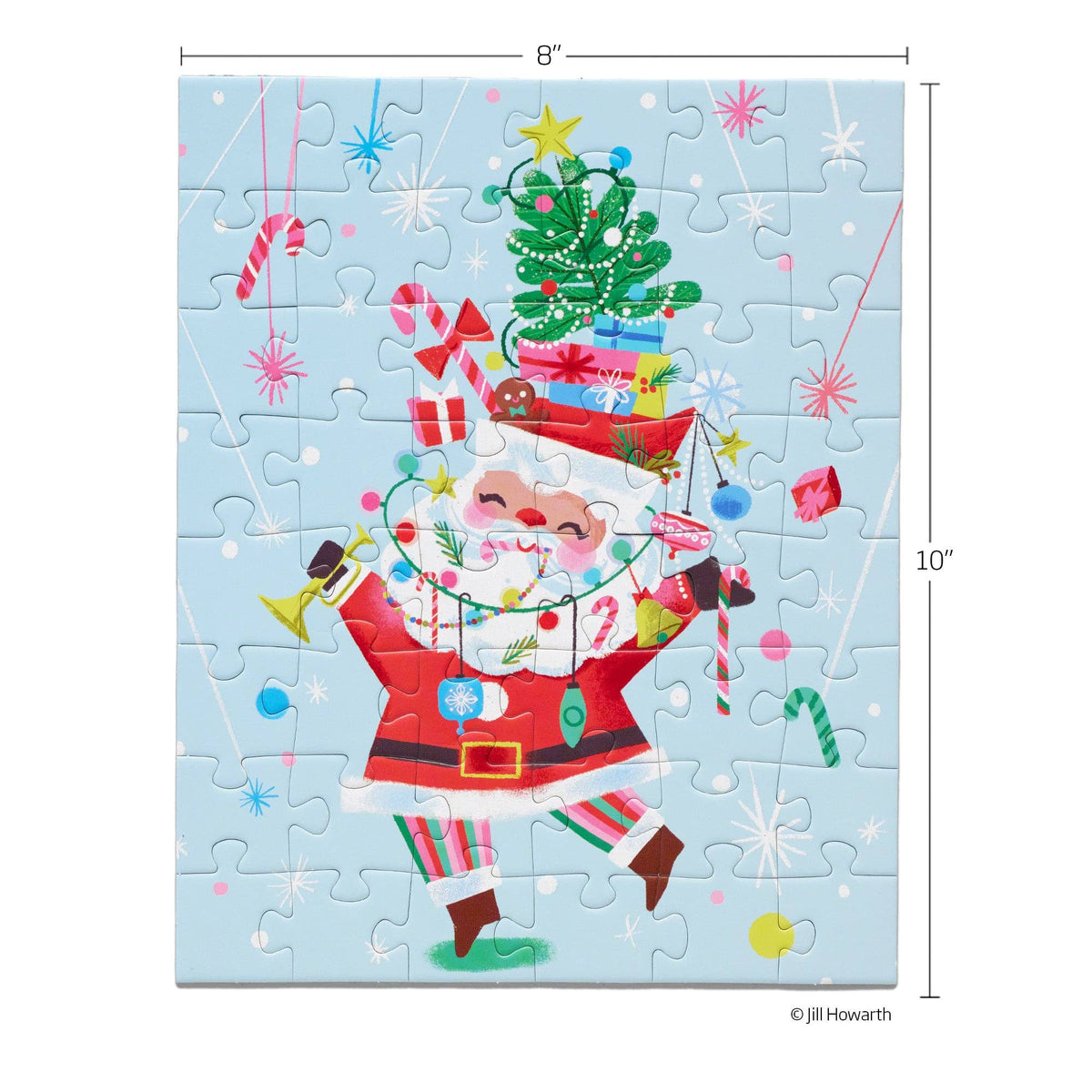Fancy Pants Santa 48 Piece Christmas Puzzle Snax