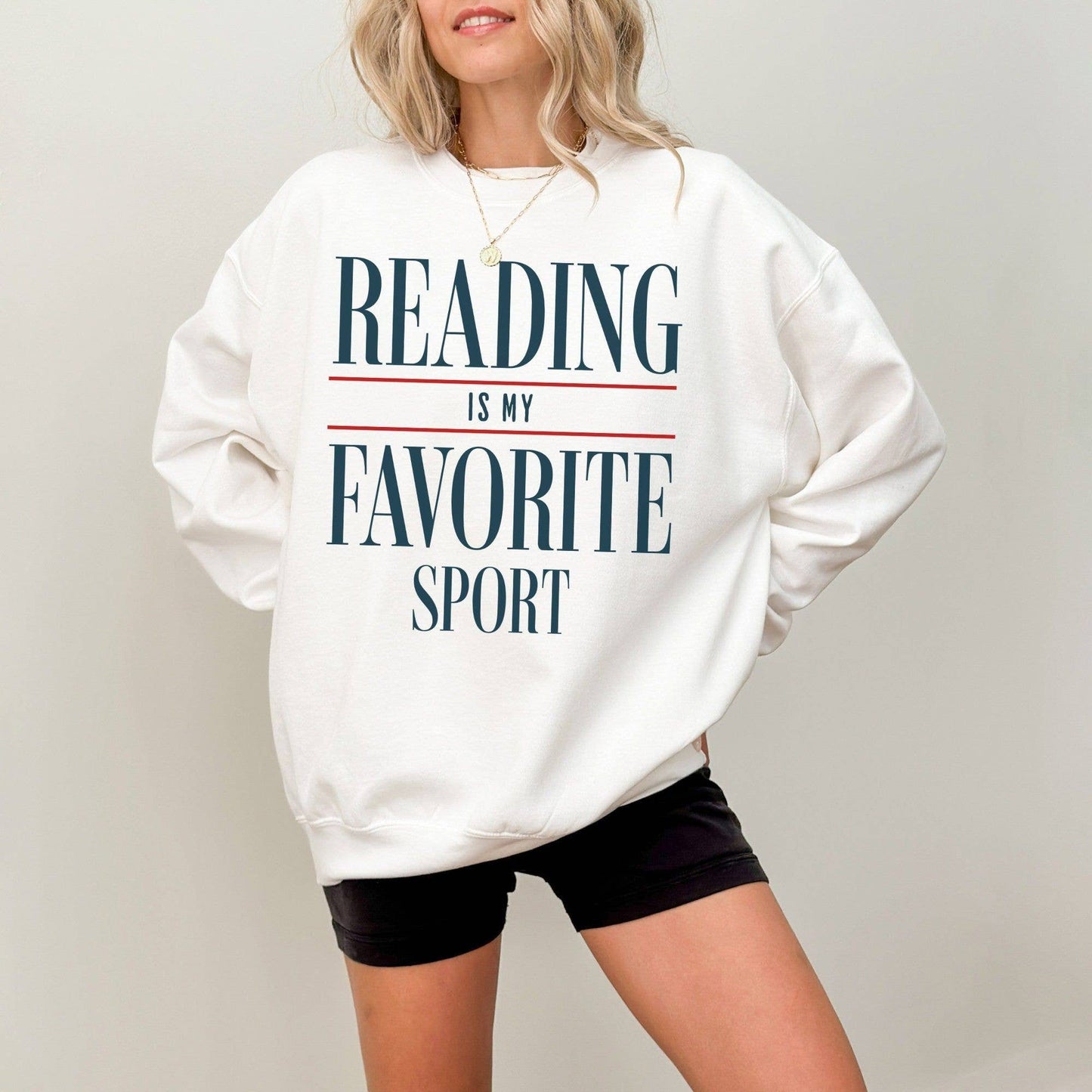 Vintage Reading Sweatshirt, Booklover Gift Bookish Librarian