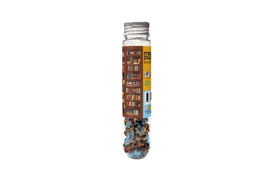 Bookcase Mini jigsaw puzzle book store lover gift books