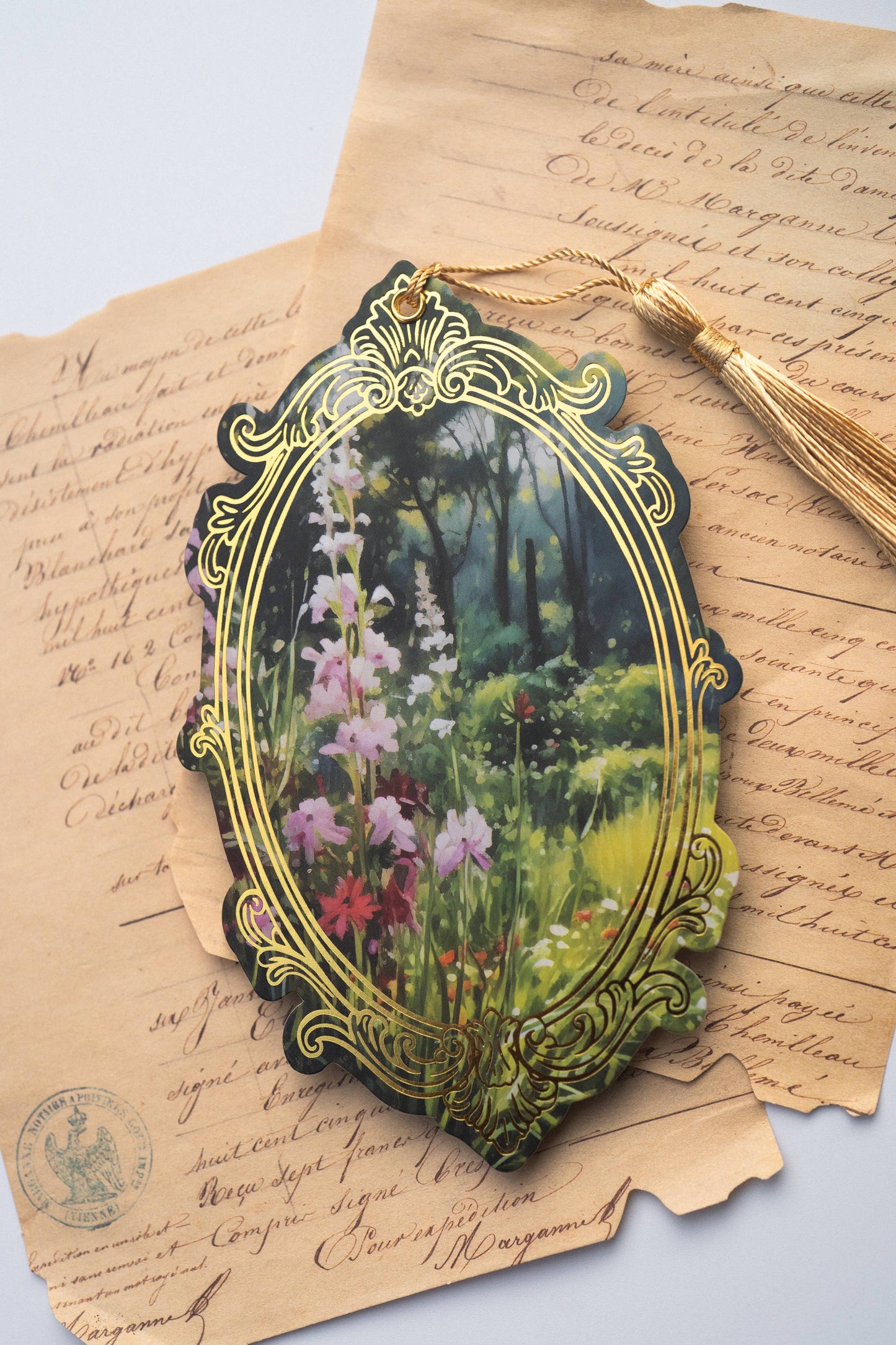 The Wildflower Grove Foil Bookmark | Bookish Romantasy