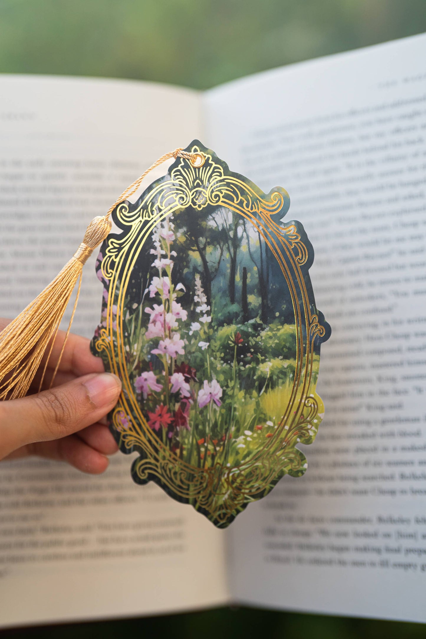 The Wildflower Grove Foil Bookmark | Bookish Romantasy
