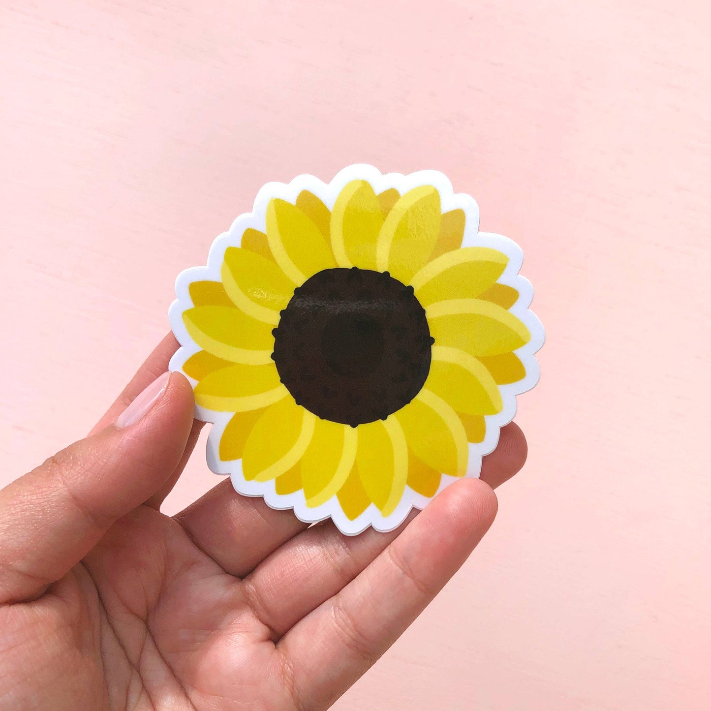 Sunflower Vinyl Sticker - Perfect for Summer