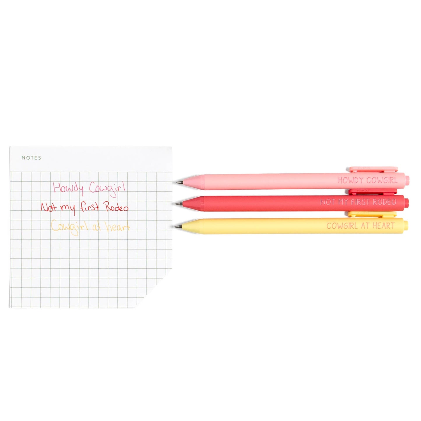 Howdy Cowgirl Western Pen Set