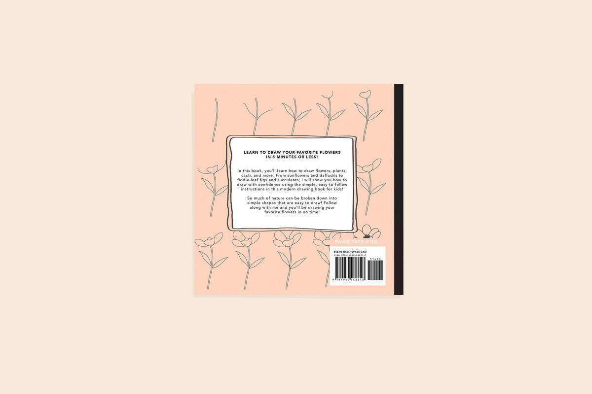 Modern Flowers: A How to Draw Book for Kids