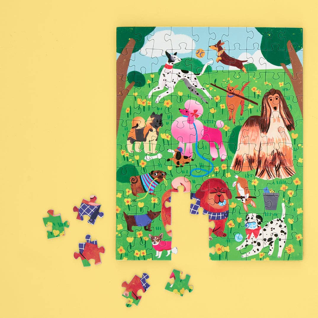 Puppy Park 100 Piece Puzzle Snax