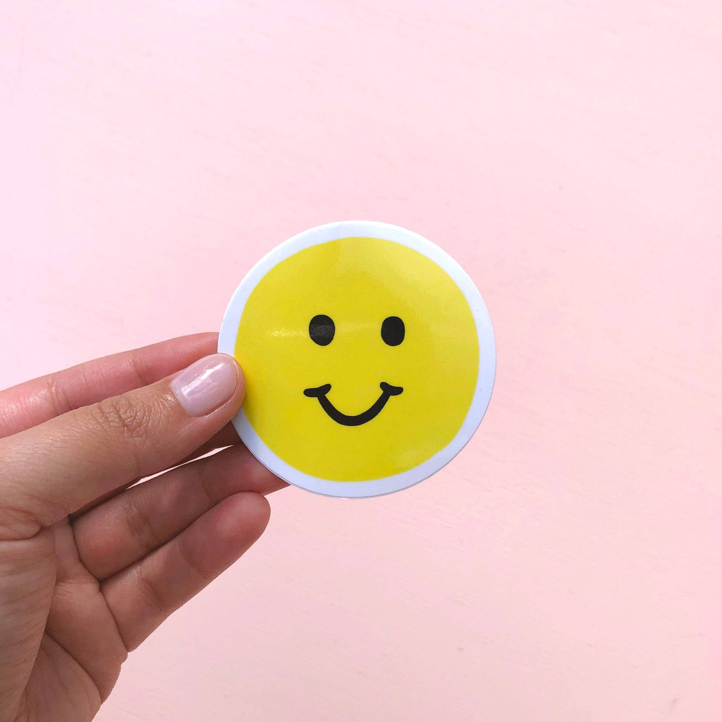 Smile Face Vinyl Sticker - Back to School
