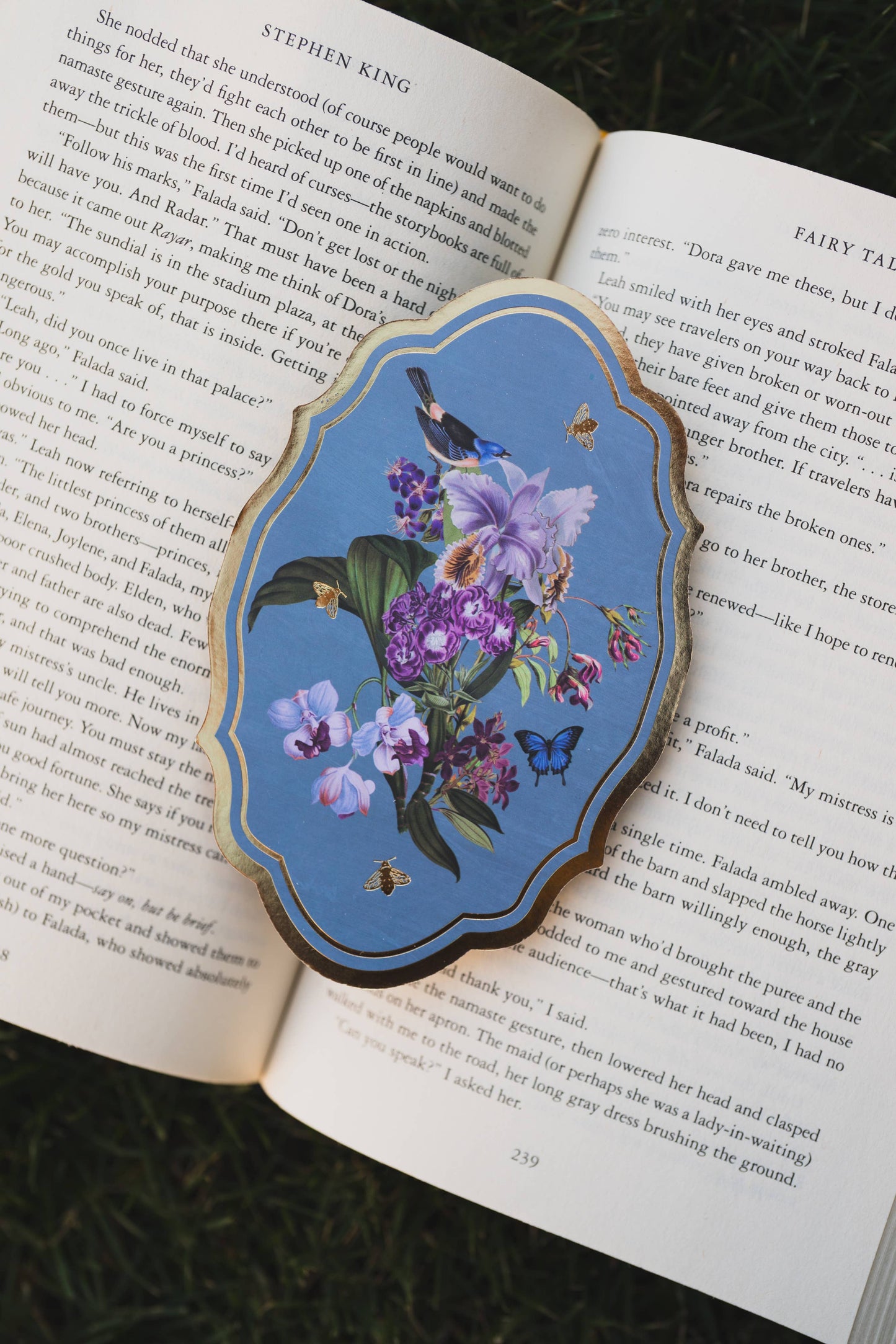 Secret Garden Gold Foil Bookmark | Bookish Romantasy
