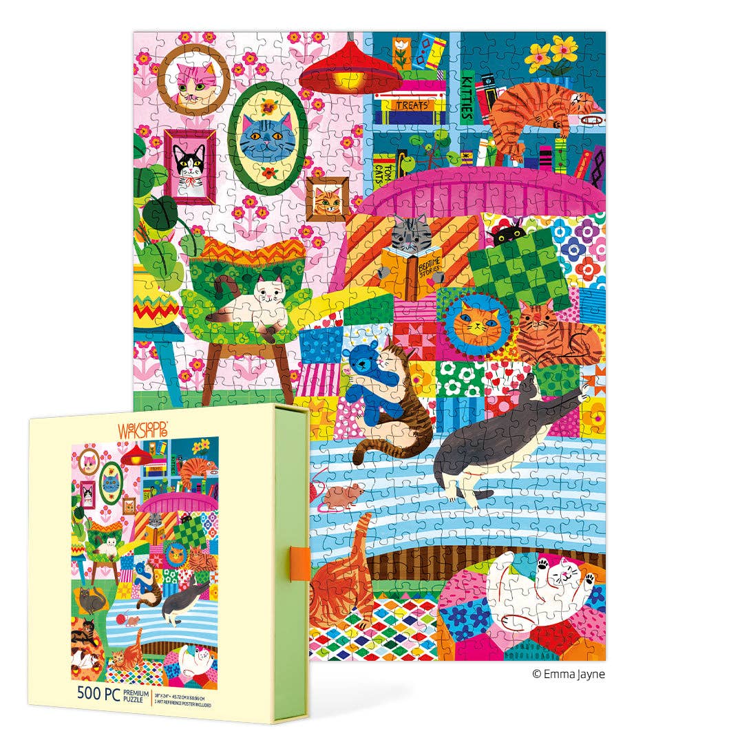 Cat Nap Stories 500 Piece Puzzle
