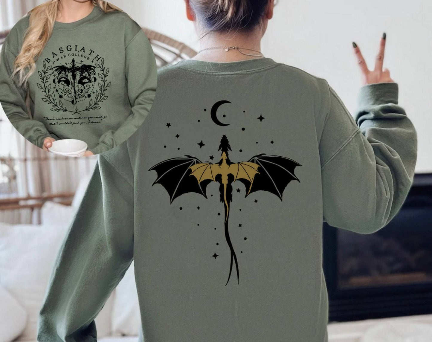 Basgiath War College Sweatshirt Fourth Wing Riders