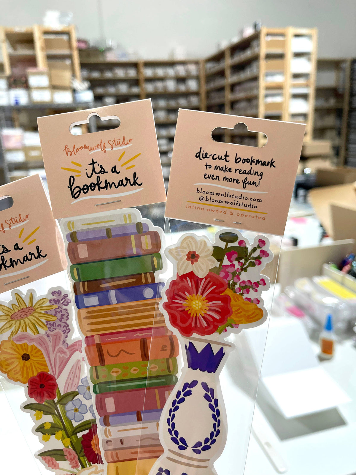 Rainbow Die Cut Bookmark