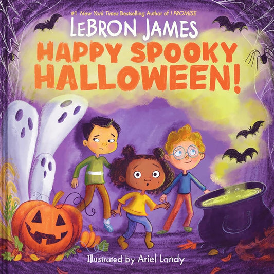 Happy Spooky Halloween!: A Picture Book for Kids (ages 4-8) about a School Halloween Party from NBA Superstar Lebron James cover image