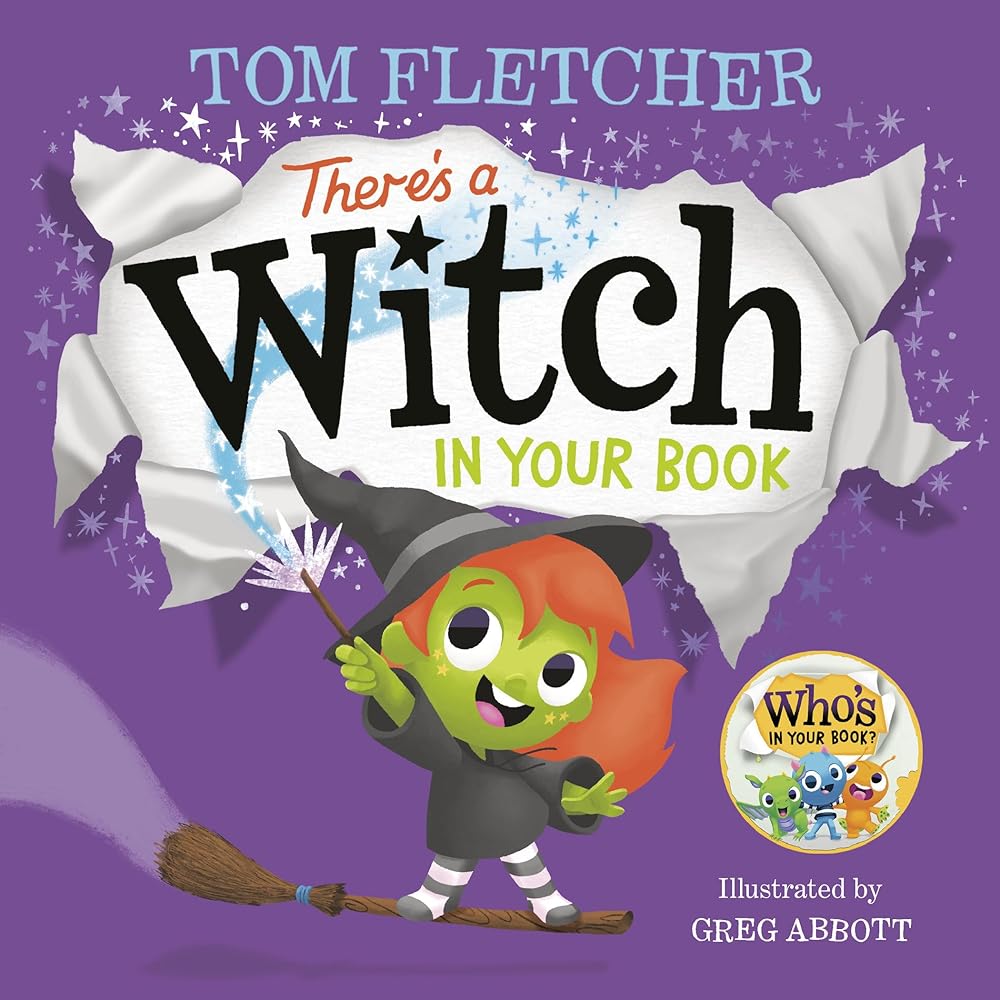 There's a Witch in Your Book: An Interactive Book For Kids and Toddlers (Who's In Your Book?) cover image