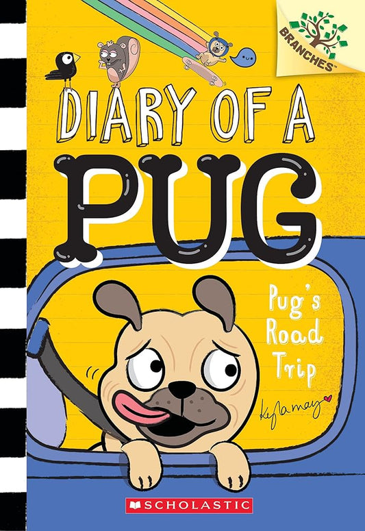 Pug's Road Trip: A Branches Book (Diary of a Pug #7) cover image