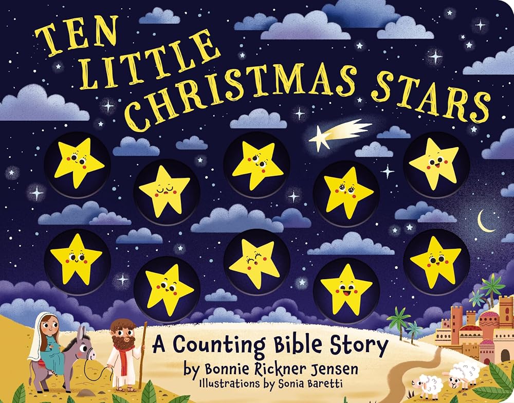 Ten Little Christmas Stars (A Counting Bible Story) cover image