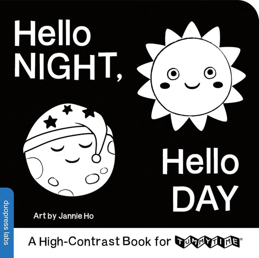 Hello Night, Hello Day: A High-Contrast Book for TummyTime (High-Contrast Books, 8) cover image