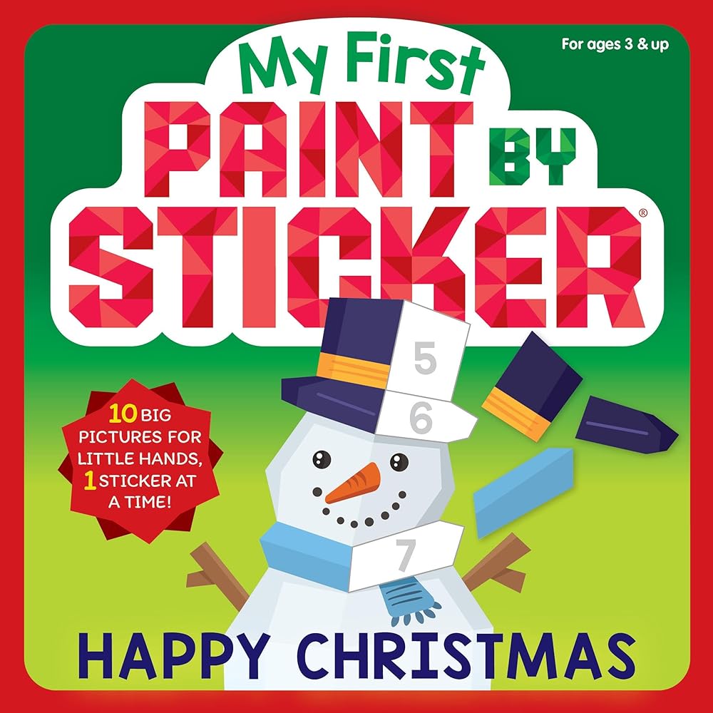 My First Paint by Sticker: Happy Christmas cover image
