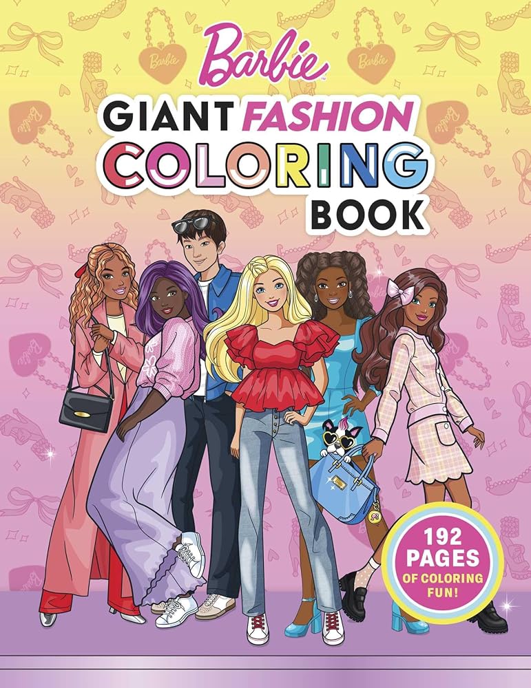 Barbie: Giant Fashion Coloring Book cover image