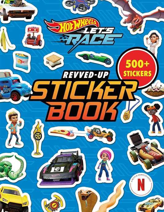 Hot Wheels Let's Race: Revved-Up Sticker Book cover image
