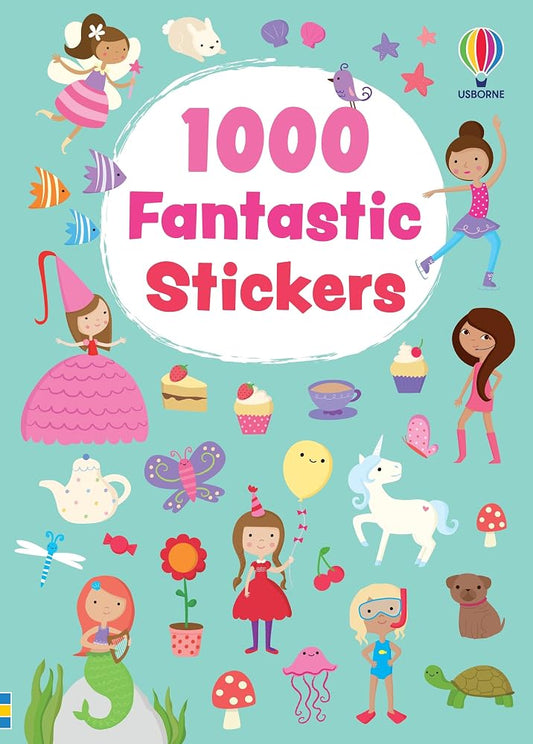 1000 Fantastic Stickers: A Travel-Friendly Book for Kids with 1,000 Stickers for Scenes, Scrapbooks, and Journals cover image