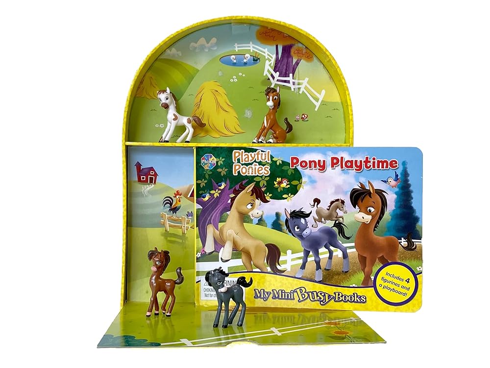 Playful Ponies Pony Playtime: My Mini Busy Books cover image