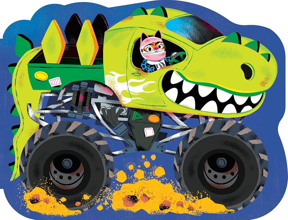 How Monster Trucks Work - A Shaped Board Book for Babies and Toddlers cover image