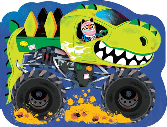 How Monster Trucks Work - A Shaped Board Book for Babies and Toddlers cover image