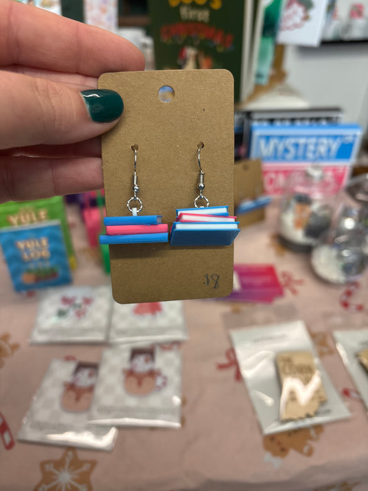 Book Earrings