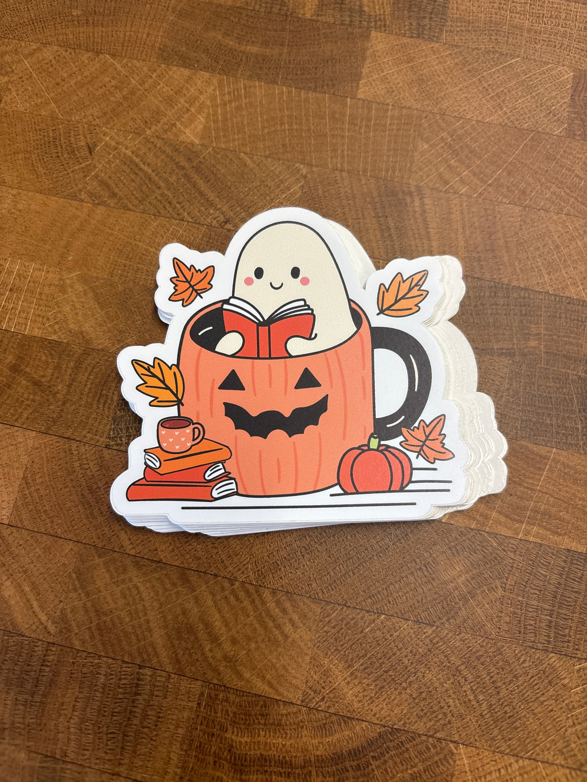 Spooky Ghost Bookish Vinyl Sticker Bundle