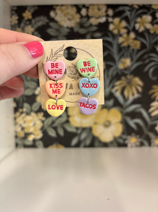 Sweet Hearts earrings