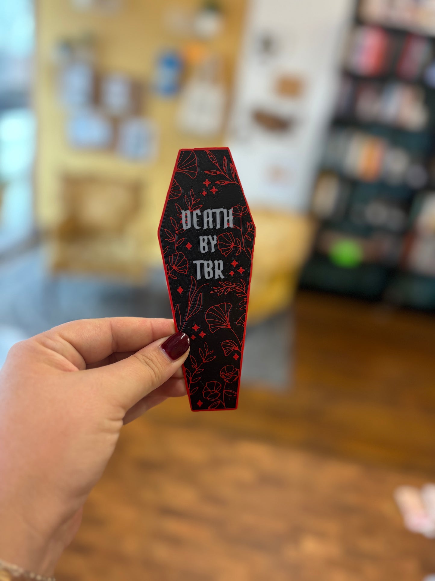 Death by TBR bookmark
