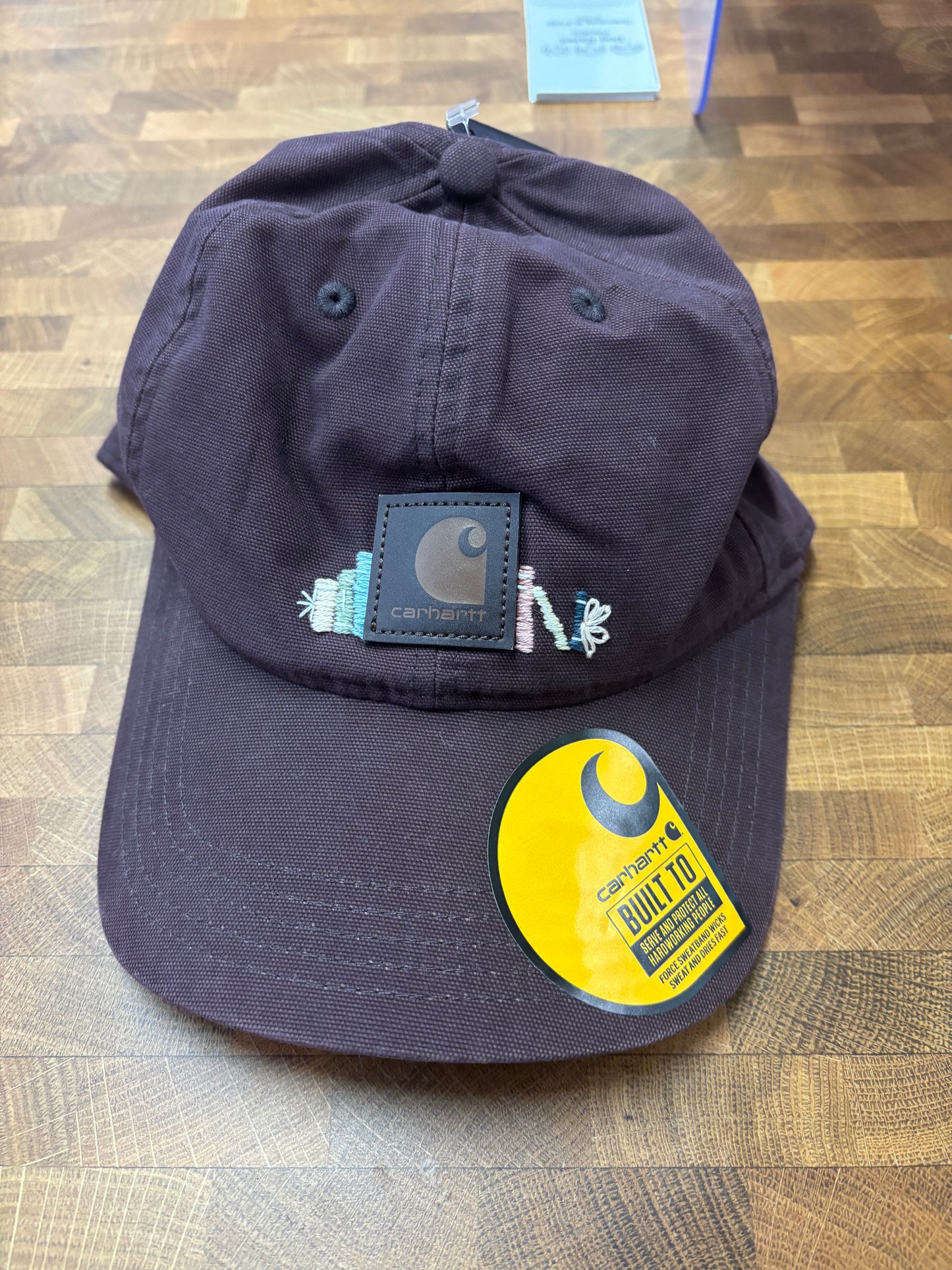 Hand embroidered hats