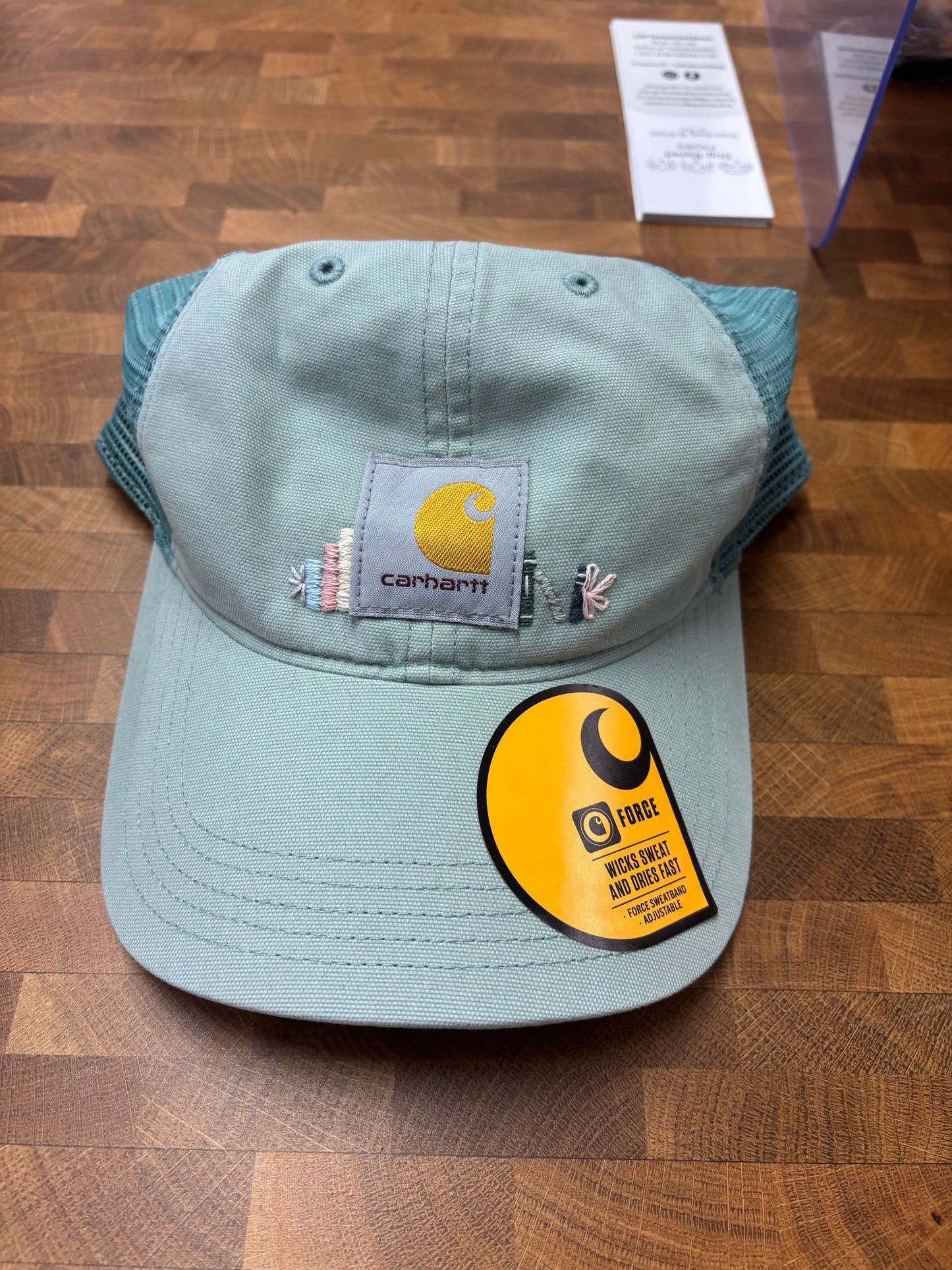 Hand embroidered hats