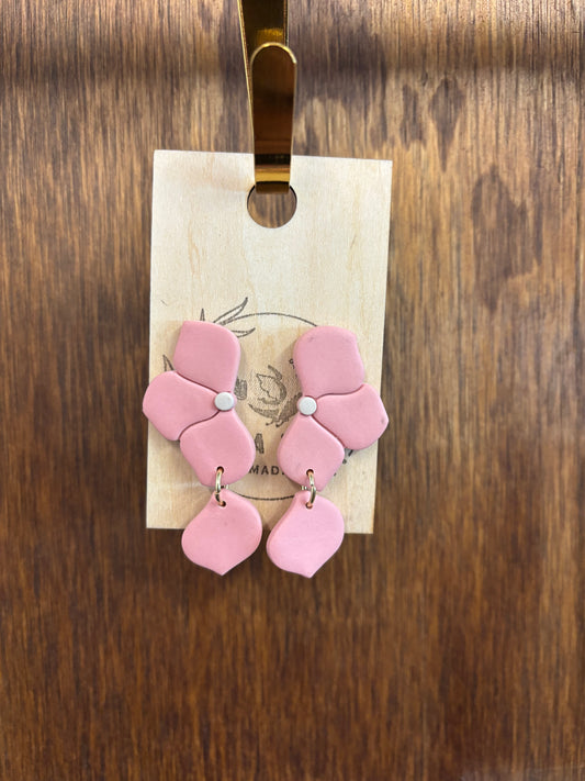 Pink Petals earrings