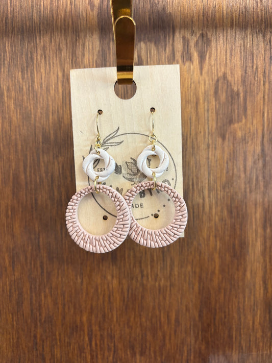Textured Circles earrings