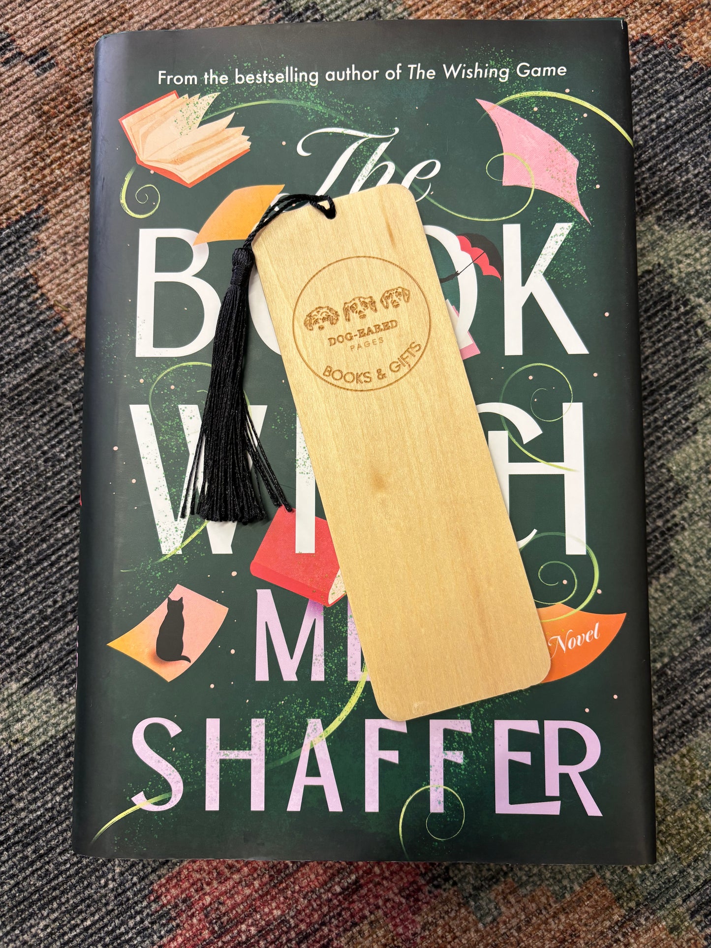 Dog-Eared Pages Wooden Bookmark with Tassel