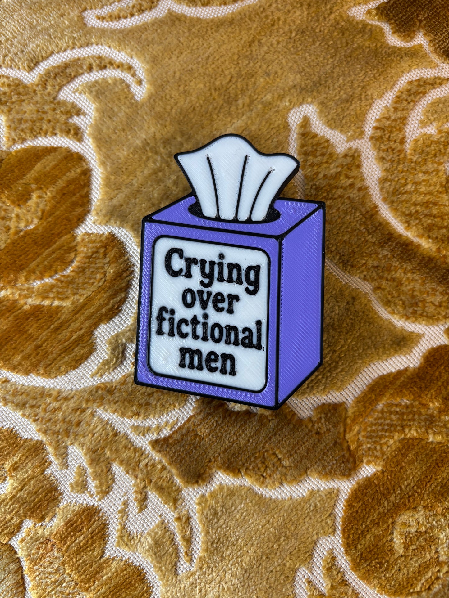 Crying Over Fictional Men magnet